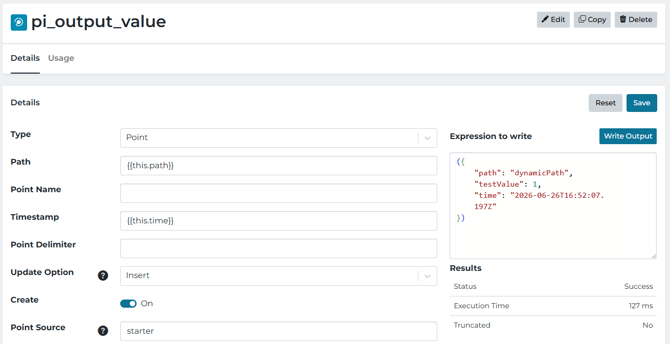 PI DA Write option 1