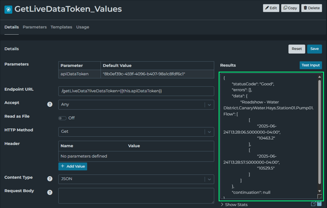 4_GetLiveData_Values